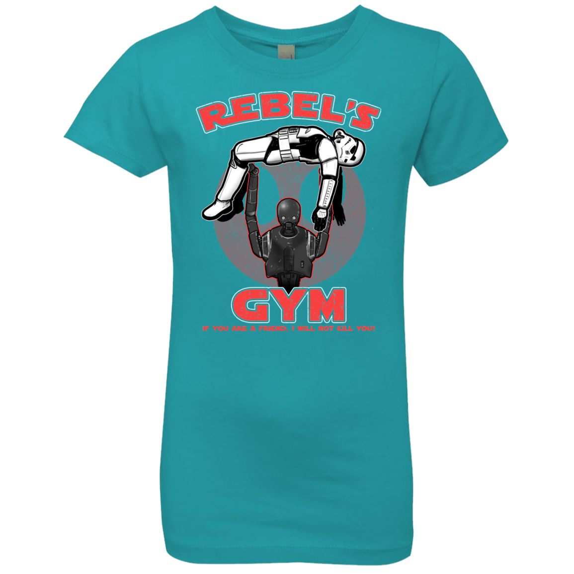T-Shirts Tahiti Blue / YXS Rebel's Gym Girls Premium T-Shirt