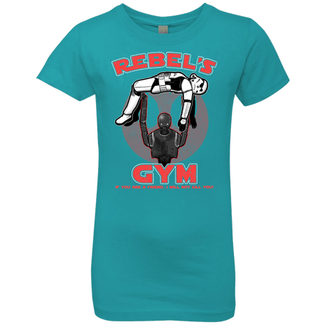 T-Shirts Tahiti Blue / YXS Rebel's Gym Girls Premium T-Shirt