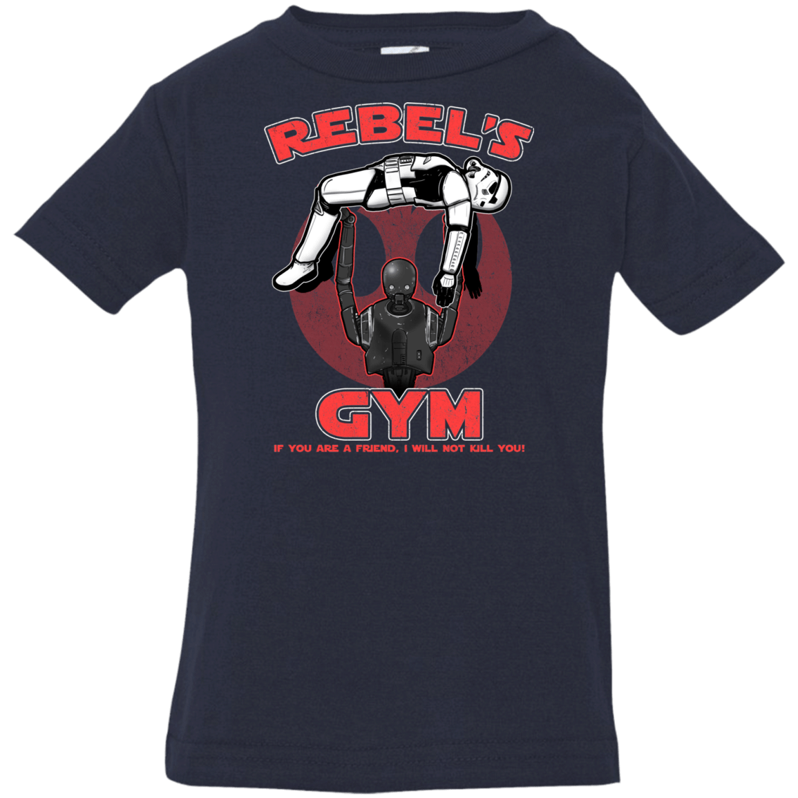 T-Shirts Navy / 6 Months Rebel's Gym Infant PremiumT-Shirt