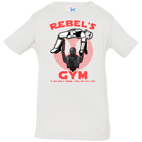 T-Shirts White / 6 Months Rebel's Gym Infant PremiumT-Shirt