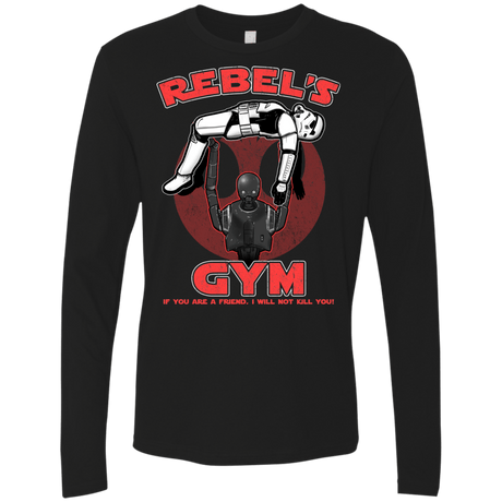 T-Shirts Black / Small Rebel's Gym Men's Premium Long Sleeve