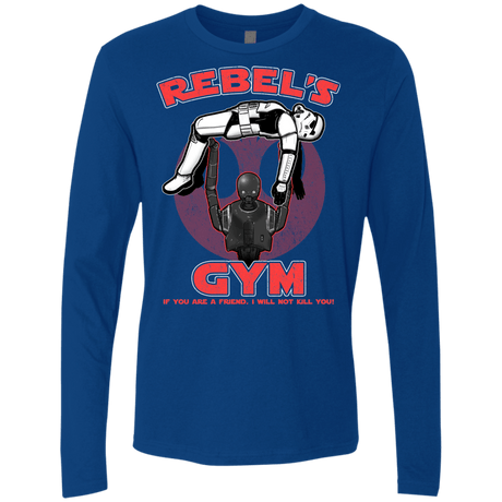 T-Shirts Royal / Small Rebel's Gym Men's Premium Long Sleeve
