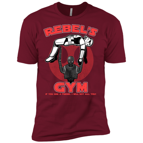 T-Shirts Cardinal / X-Small Rebel's Gym Men's Premium T-Shirt