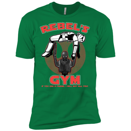 T-Shirts Kelly Green / X-Small Rebel's Gym Men's Premium T-Shirt