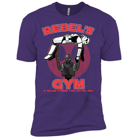 T-Shirts Purple / X-Small Rebel's Gym Men's Premium T-Shirt