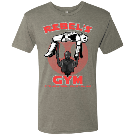 T-Shirts Venetian Grey / Small Rebel's Gym Men's Triblend T-Shirt