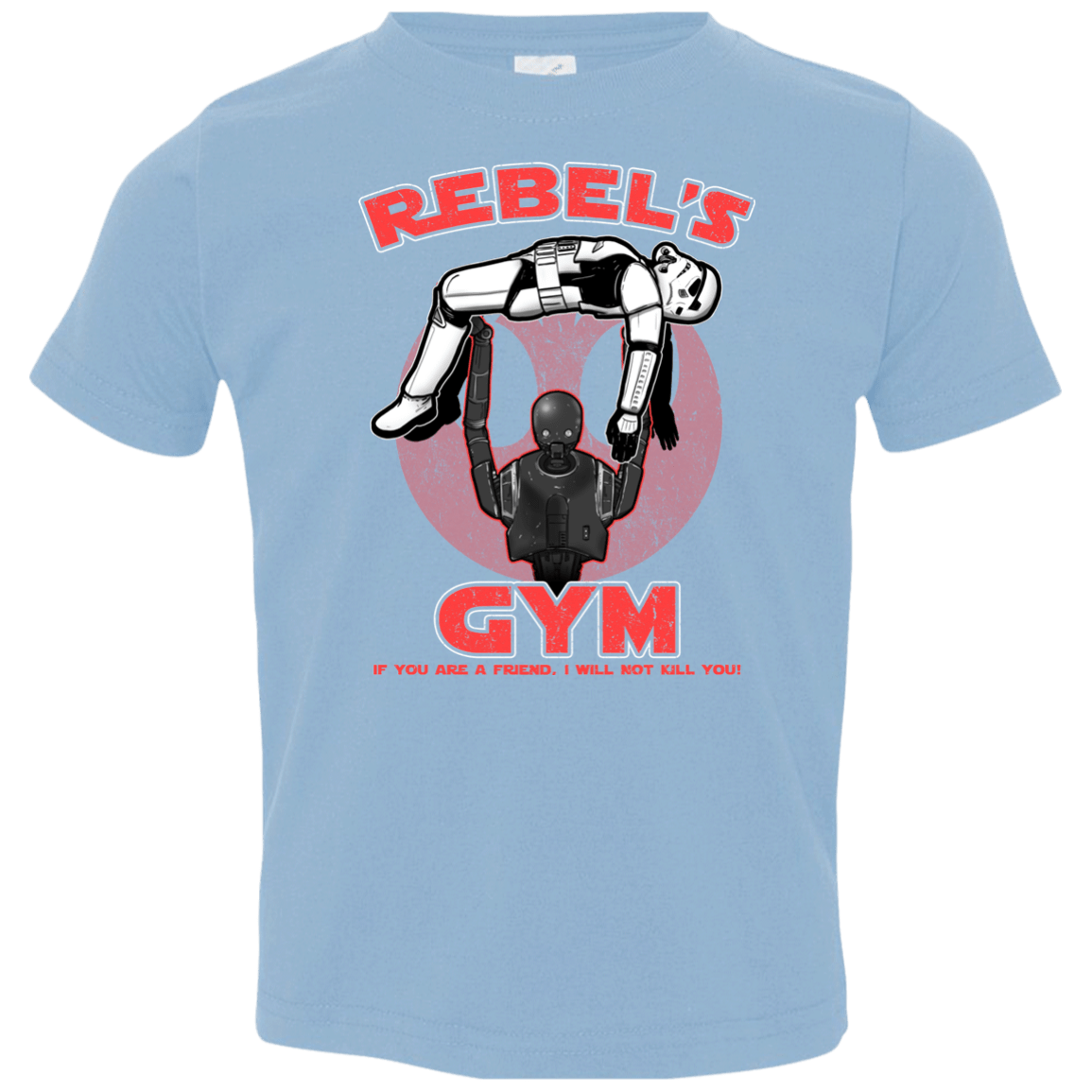 T-Shirts Light Blue / 2T Rebel's Gym Toddler Premium T-Shirt