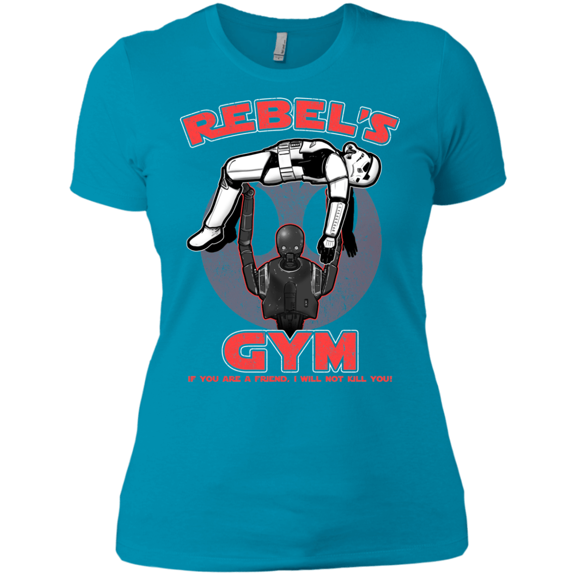 T-Shirts Turquoise / X-Small Rebel's Gym Women's Premium T-Shirt