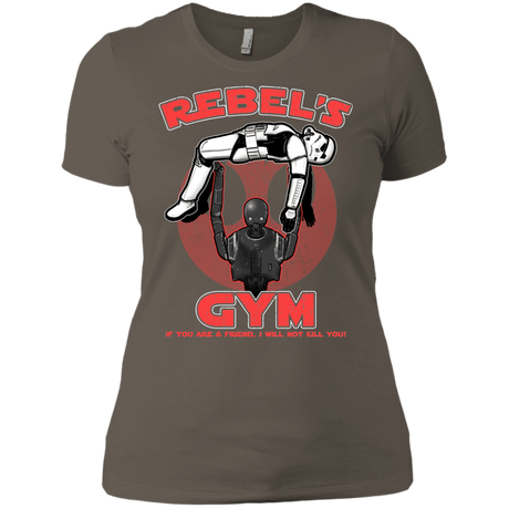 T-Shirts Warm Grey / X-Small Rebel's Gym Women's Premium T-Shirt