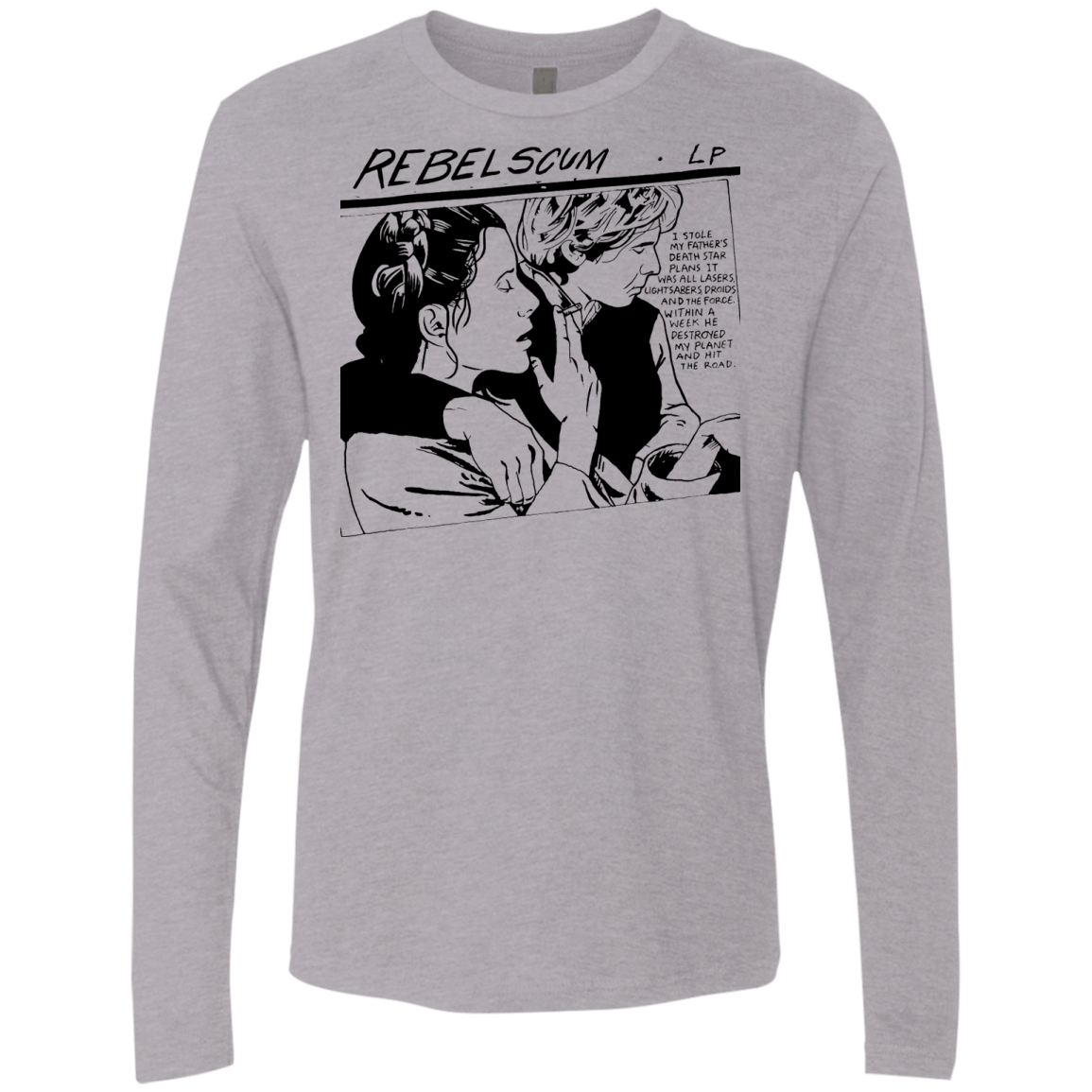 T-Shirts Heather Grey / Small Rebel Scum Men's Premium Long Sleeve