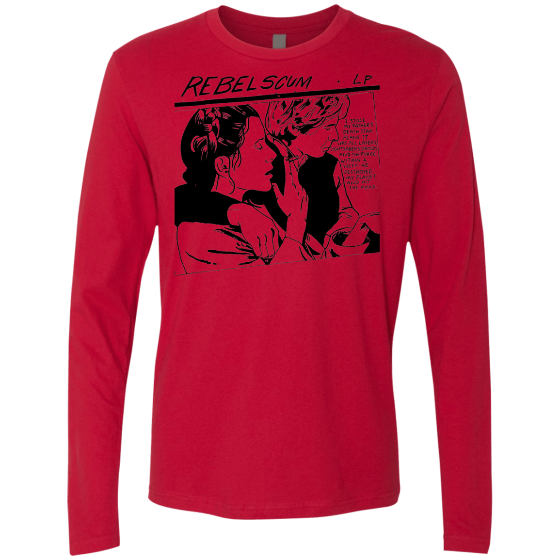 T-Shirts Red / Small Rebel Scum Men's Premium Long Sleeve