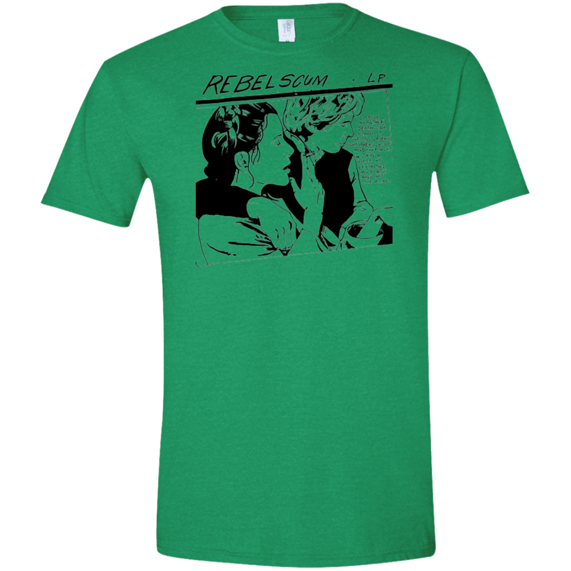 T-Shirts Heather Irish Green / S Rebel Scum Men's Semi-Fitted Softstyle