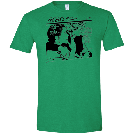 T-Shirts Heather Irish Green / S Rebel Scum Men's Semi-Fitted Softstyle