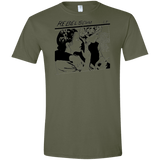 T-Shirts Military Green / S Rebel Scum Men's Semi-Fitted Softstyle
