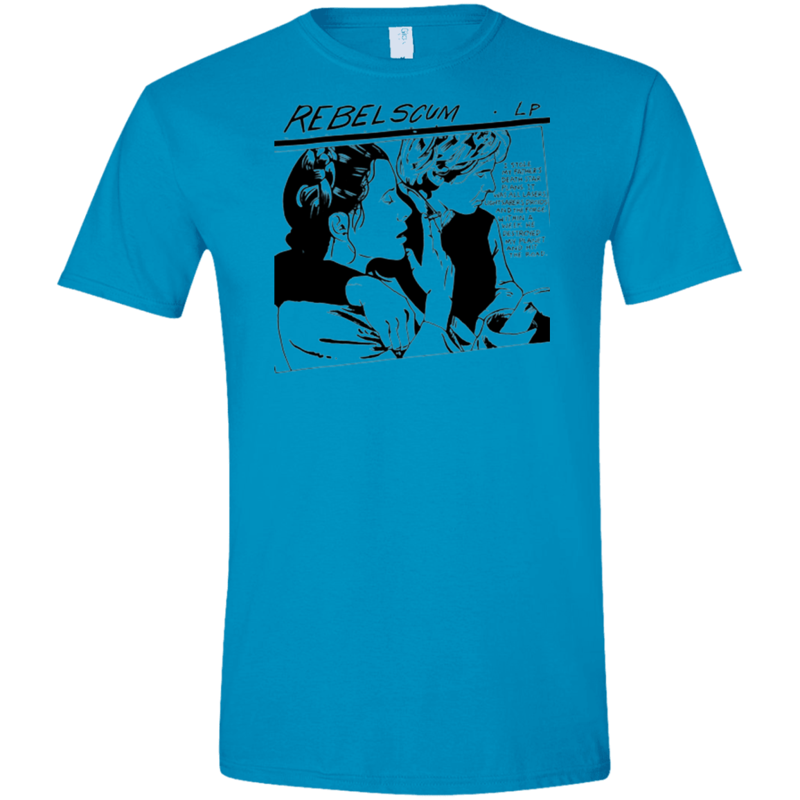 T-Shirts Sapphire / S Rebel Scum Men's Semi-Fitted Softstyle