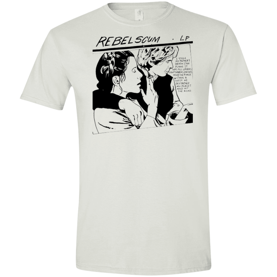 T-Shirts White / X-Small Rebel Scum Men's Semi-Fitted Softstyle