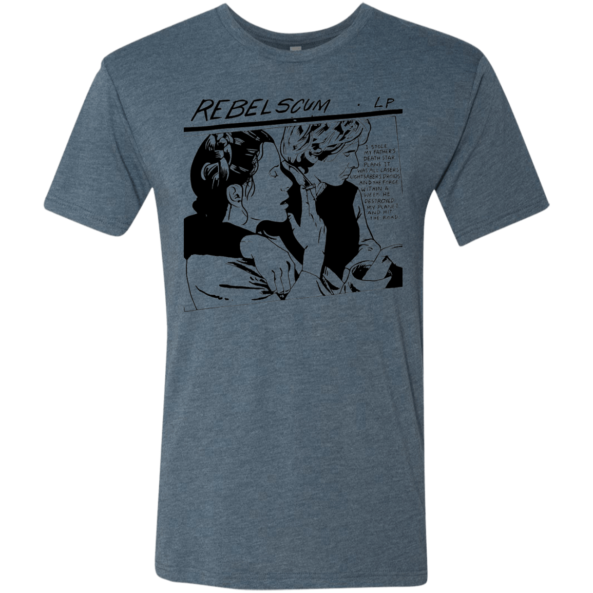 T-Shirts Indigo / Small Rebel Scum Men's Triblend T-Shirt