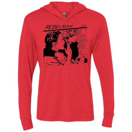 T-Shirts Vintage Red / X-Small Rebel Scum Triblend Long Sleeve Hoodie Tee