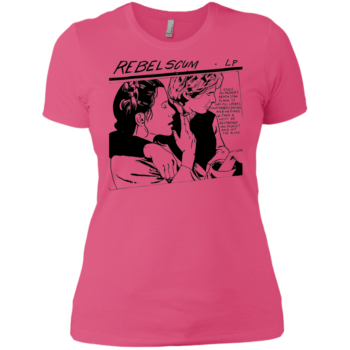 T-Shirts Hot Pink / X-Small Rebel Scum Women's Premium T-Shirt