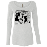 T-Shirts Heather White / Small Rebel Scum Women's Triblend Long Sleeve Shirt