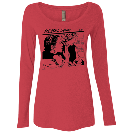 T-Shirts Vintage Red / Small Rebel Scum Women's Triblend Long Sleeve Shirt