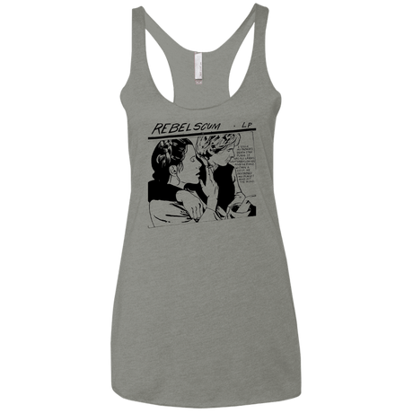 T-Shirts Venetian Grey / X-Small Rebel Scum Women's Triblend Racerback Tank
