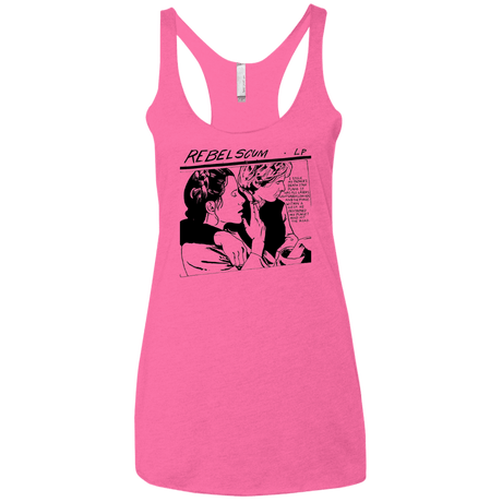 T-Shirts Vintage Pink / X-Small Rebel Scum Women's Triblend Racerback Tank