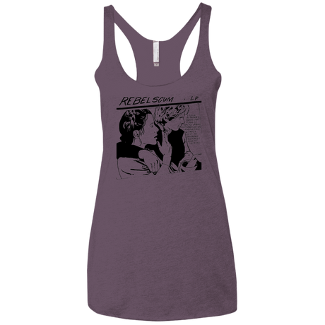 T-Shirts Vintage Purple / X-Small Rebel Scum Women's Triblend Racerback Tank