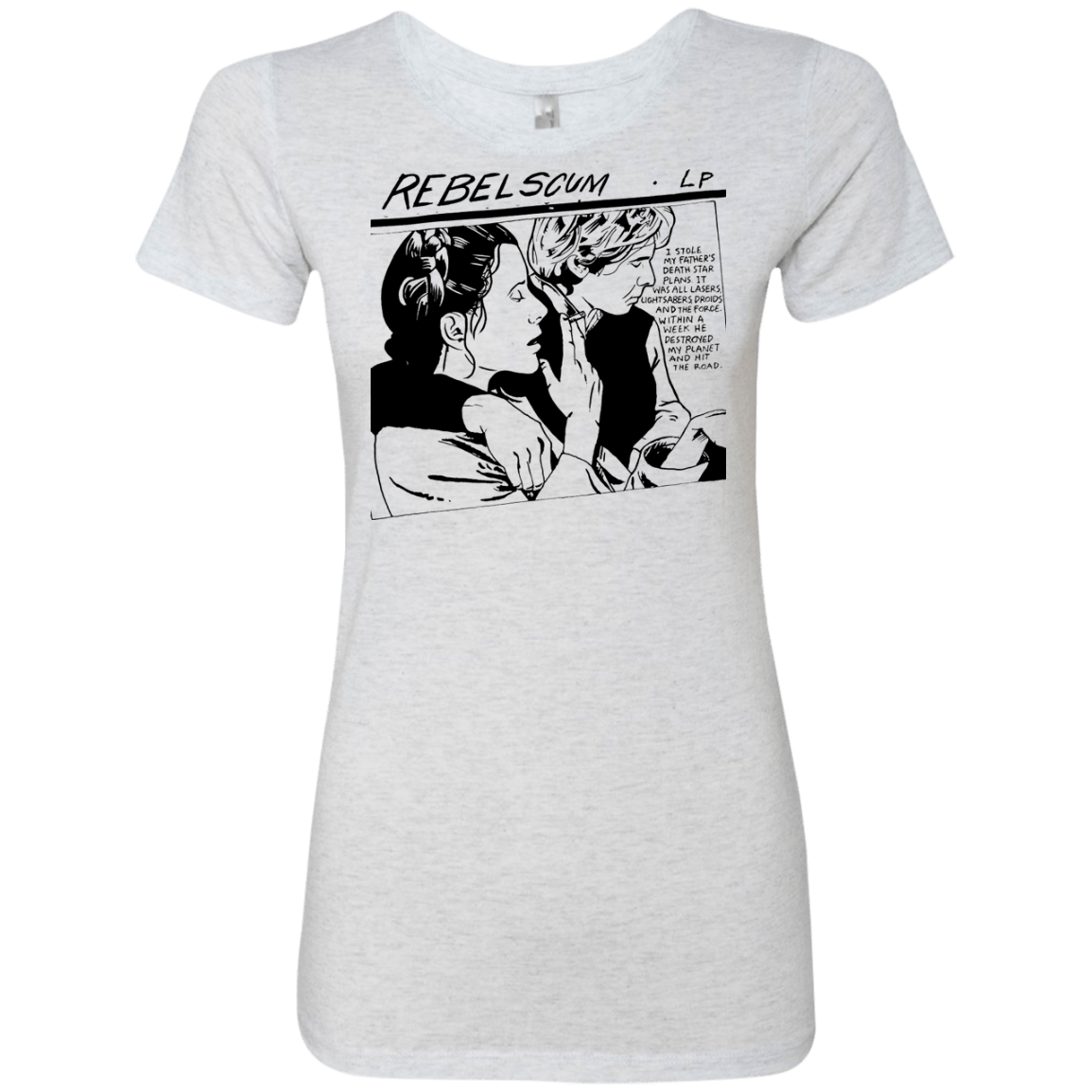 T-Shirts Heather White / Small Rebel Scum Women's Triblend T-Shirt