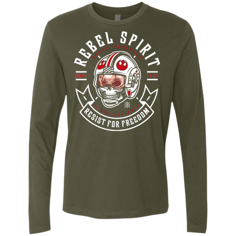 T-Shirts Military Green / Small Rebel Since 1977 Men's Premium Long Sleeve