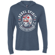 T-Shirts Indigo / X-Small Rebel Since 1977 Triblend Long Sleeve Hoodie Tee