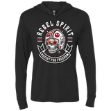 T-Shirts Vintage Black / X-Small Rebel Since 1977 Triblend Long Sleeve Hoodie Tee