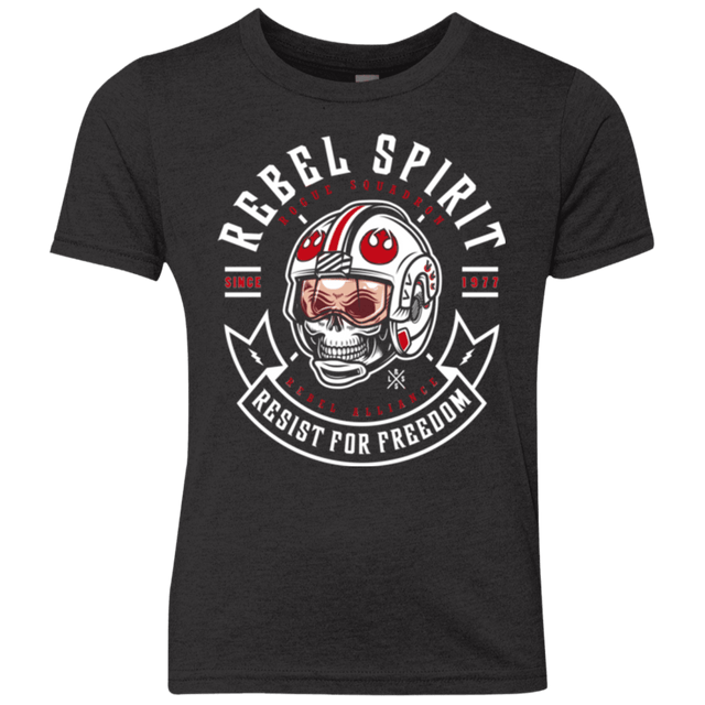 T-Shirts Vintage Black / YXS Rebel Since 1977 Youth Triblend T-Shirt