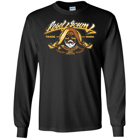 T-Shirts Black / S Rebel Trade Mark Men's Long Sleeve T-Shirt