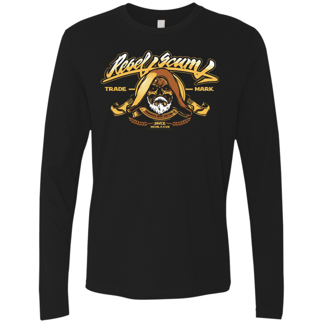 T-Shirts Black / S Rebel Trade Mark Men's Premium Long Sleeve
