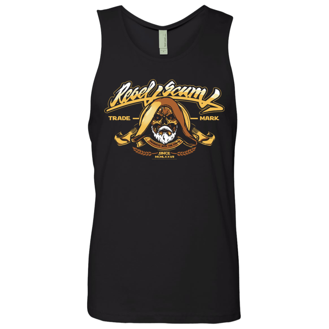 T-Shirts Black / S Rebel Trade Mark Men's Premium Tank Top