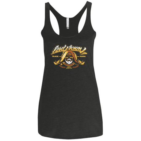 T-Shirts Vintage Black / X-Small Rebel Trade Mark Women's Triblend Racerback Tank
