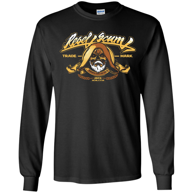 T-Shirts Black / YS Rebel Trade Mark Youth Long Sleeve T-Shirt