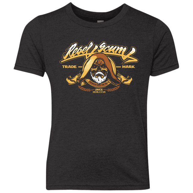 T-Shirts Vintage Black / YXS Rebel Trade Mark Youth Triblend T-Shirt
