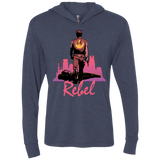 T-Shirts Vintage Navy / X-Small Rebel Triblend Long Sleeve Hoodie Tee