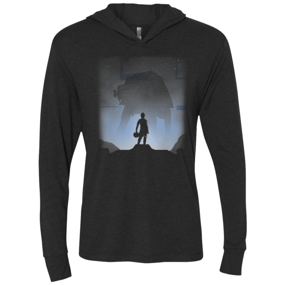 T-Shirts Vintage Black / X-Small Rebel vs Empire Triblend Long Sleeve Hoodie Tee