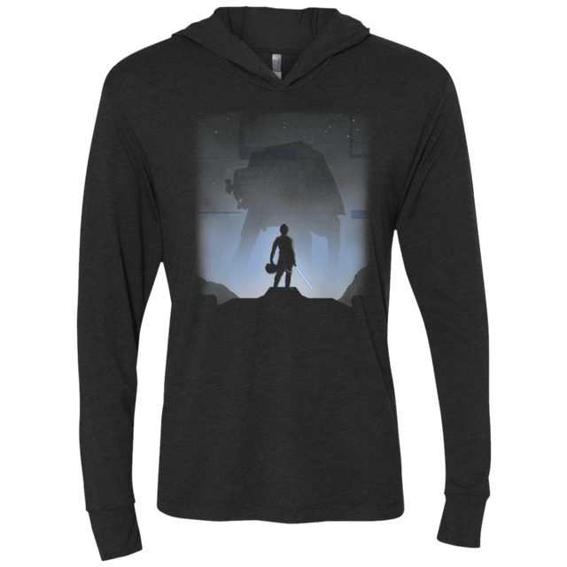 T-Shirts Vintage Black / X-Small Rebel vs Empire Triblend Long Sleeve Hoodie Tee