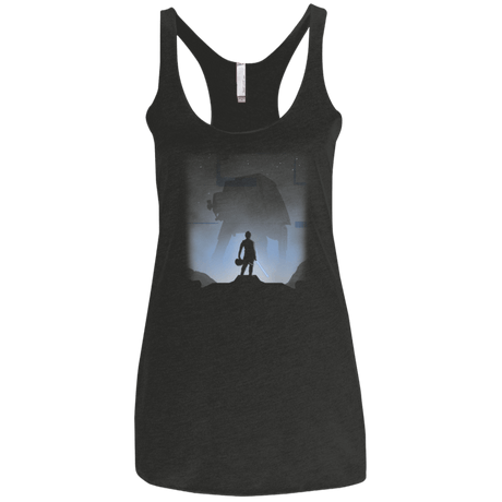 T-Shirts Vintage Black / X-Small Rebel vs Empire Women's Triblend Racerback Tank