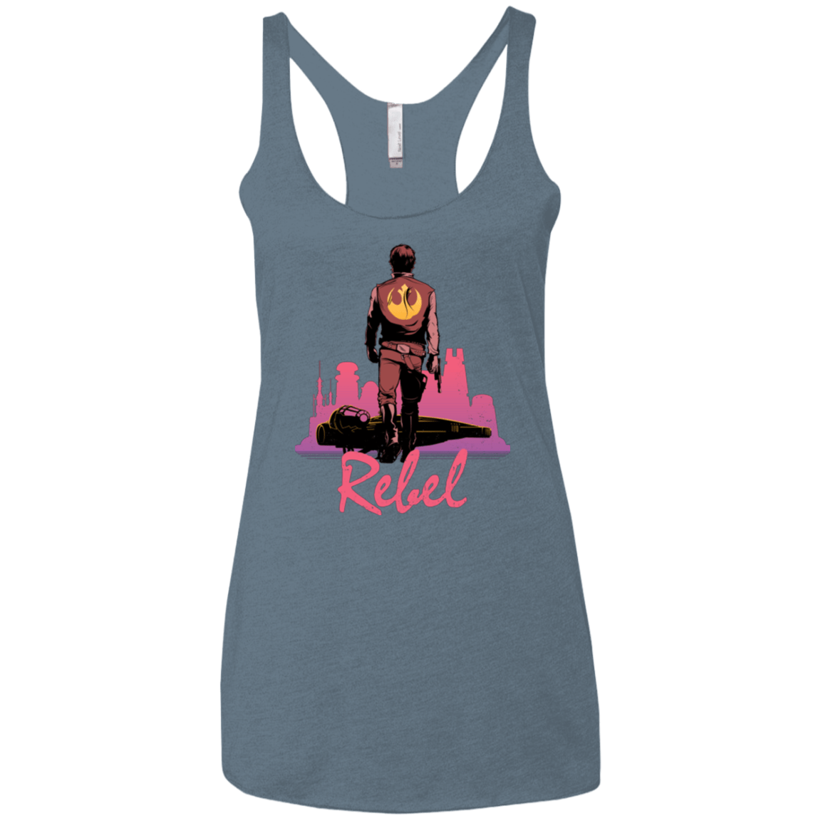 Rebel Women's Triblend Racerback Tank