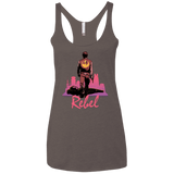 T-Shirts Macchiato / X-Small Rebel Women's Triblend Racerback Tank