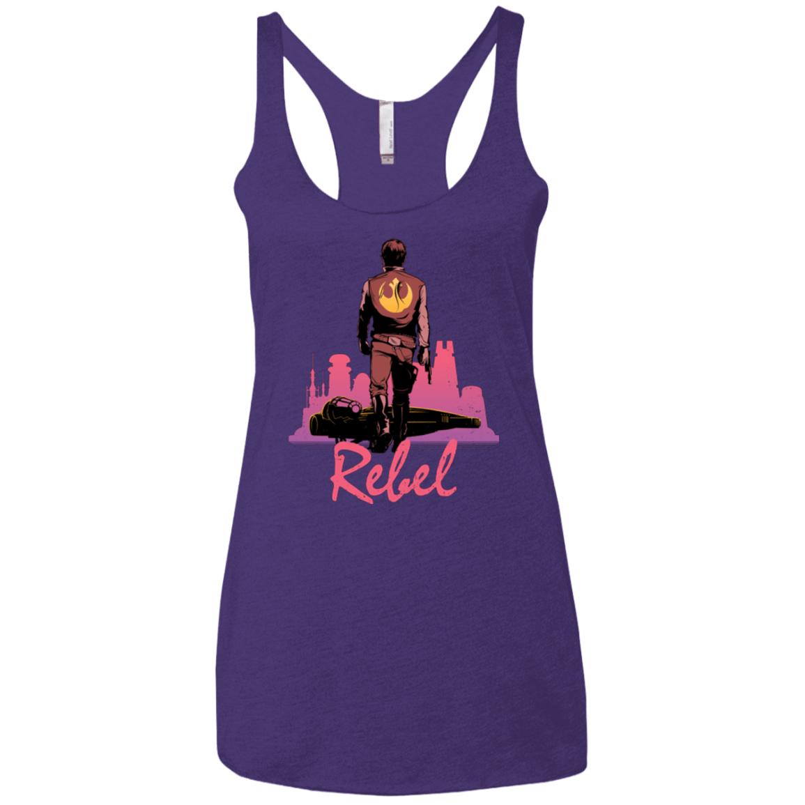 Rebel Women's Triblend Racerback Tank