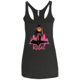 T-Shirts Vintage Black / X-Small Rebel Women's Triblend Racerback Tank