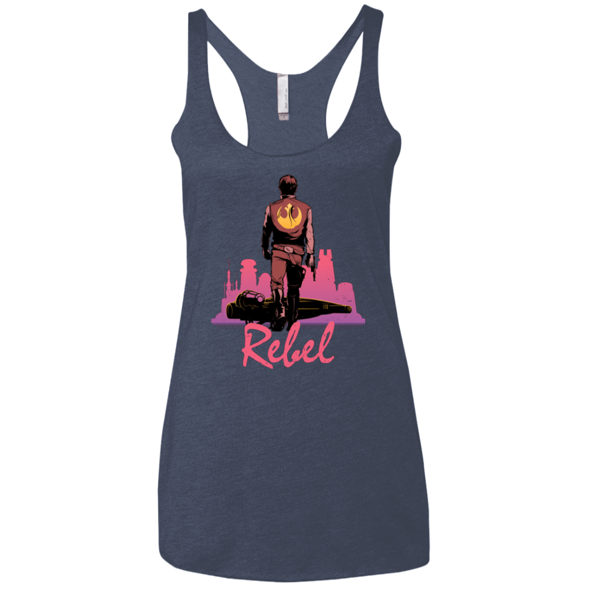 Rebel Women's Triblend Racerback Tank