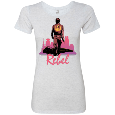 T-Shirts Heather White / Small Rebel Women's Triblend T-Shirt