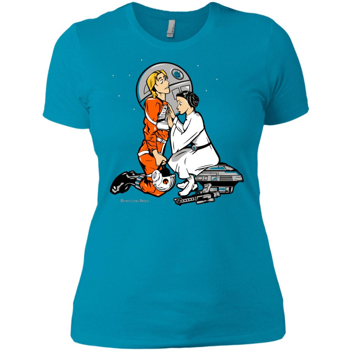 T-Shirts Turquoise / X-Small Rebellion Hero Women's Premium T-Shirt